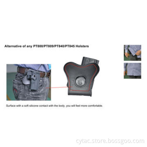Tactical Police Duty Holster for Taurus PT809/PT840/PT845 Taurus 24/7, 24/7 Pro, 24/7 Gen 1 Pistols